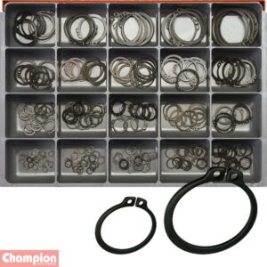 Champion Master Kit 260pc External Circlip Asst - Metric