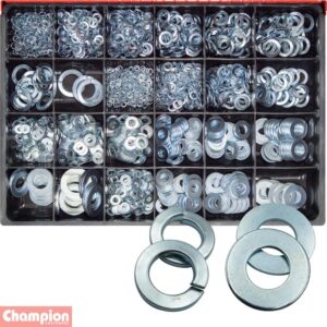 Champion Master Kit 1628pc Flat & Spring Washer (mm/imp)