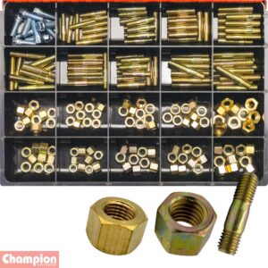 Champion 200pc Master Manifold Studs And Nut - Brass & Steel