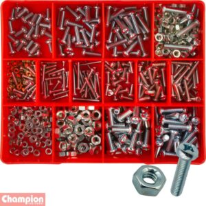 Champion 520pc Machine Screw & Nut Assortment (mm)