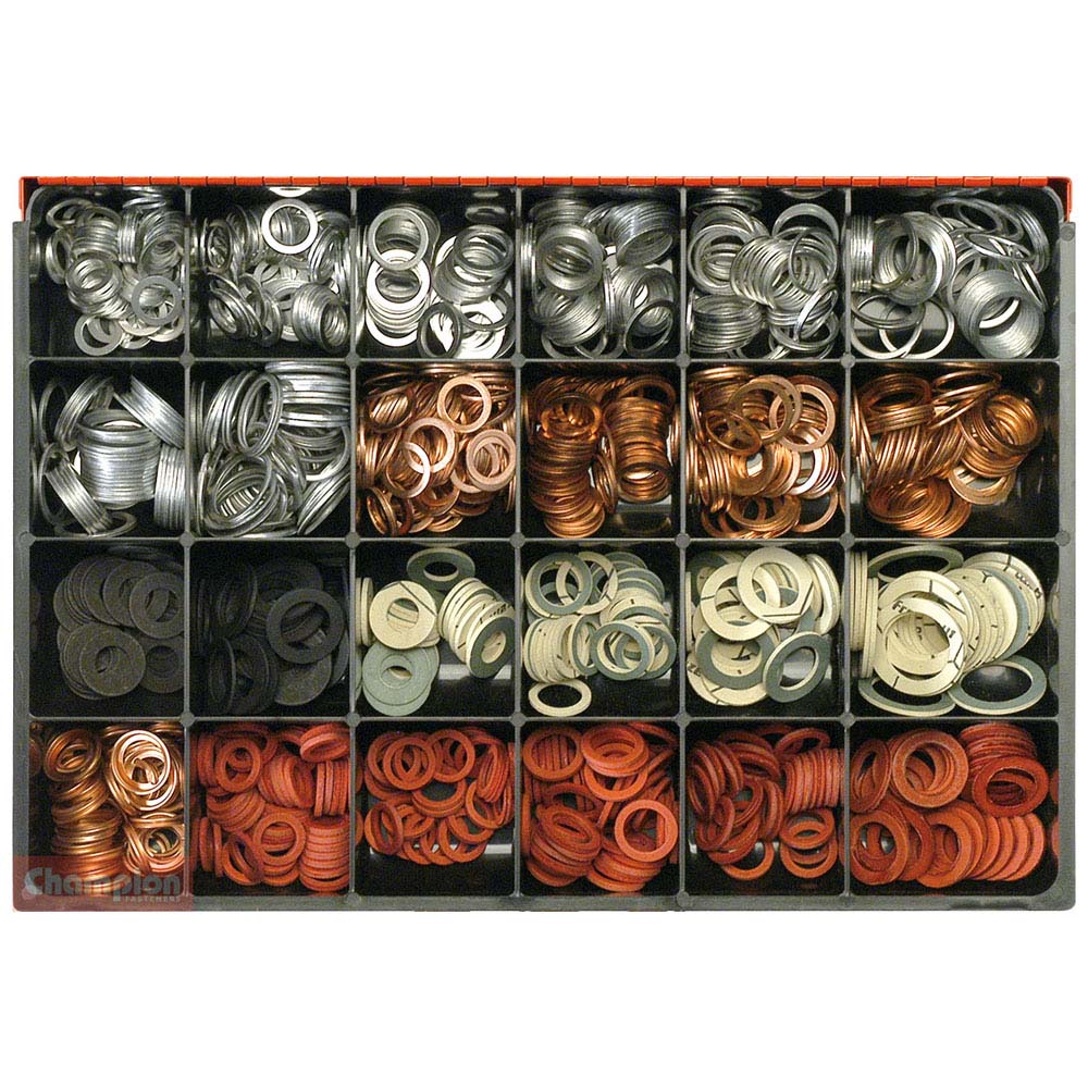 Champion Master Kit 1015pc Drain (Sump) Plug Washer Asst