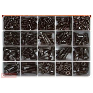 Champion Master Kit 393pc UNC Bolt & Nut Asst GR8