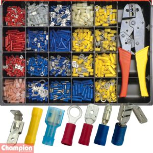 Champion Master Kit 700pc Wiring Terminal AsstW/Crimp