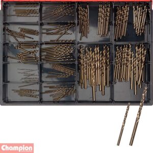 Champion 180pc Cobalt Drill Bit Master Kit