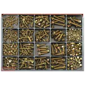 Champion Master Kit 455pc Metric Hex Flange Head Bolt & Nut