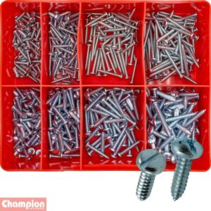 Champion 400pc Slotted Self Tapping Screw Assortment