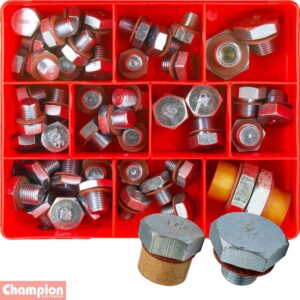 Champion 58pc Drain Sump Plug Assortment