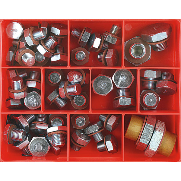 Champion 58pc Drain Sump Plug Assortment