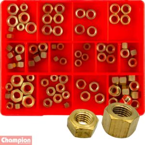 Champion 83pc Brass Manifold Nut Assortment
