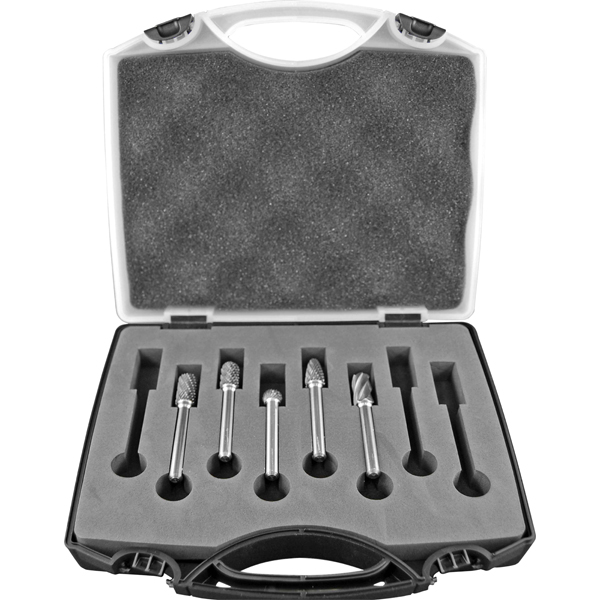 Holemaker 5pc Carbide Burr Set-3/8in Headx1/4in DC/AC