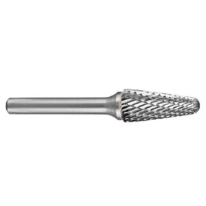 Holemaker Carbide Burr 1/8x1/2inx1/8in Tapered Radius DC
