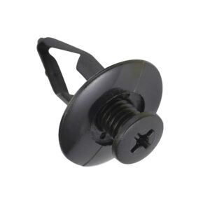 Champion Scrivet Clip Black 17mm Head x 10mm - 50pk