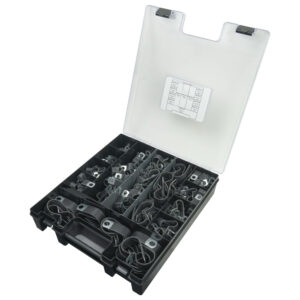 Kale 210pc Cable Clamp Polyolefin (PVC) P-Clip W1 Ezi Pak