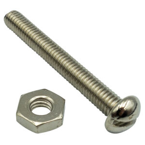 Champion 1in x 8/36in Screw & Nut - 100pk