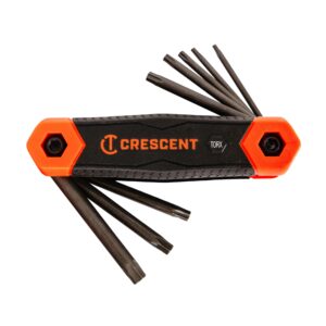 Crescent 8Pc Folding Torx® Dual Material Key Set