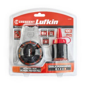 Crescent 30m Aluminium Reel w/ 85g/3oz Red Chalk