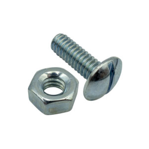Champion 1/4in x 1in UNC Roofing Set Screw & Nut - 50pk
