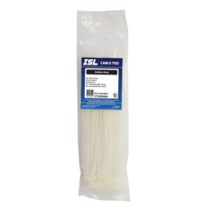 ISL 250 x 3.6mm Nylon Cable Tie - Nat. - 100pk
