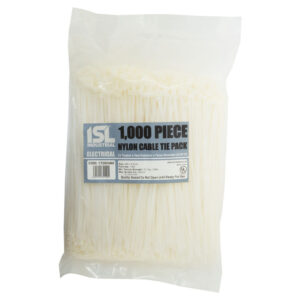 ISL 250 x 3.6mm Nylon Cable Tie - Nat. - 1000pk