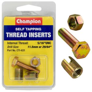Champion S/Tapp. Thread Insert - 5/16in UNC -2pk