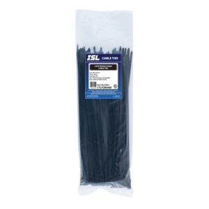 ISL 280x4.6mm Low Profile Cable Tie - UV Blk - 100pk