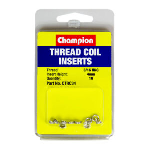 Champion 3/16in UNC x 4mm Thread Insert Refills -10pk