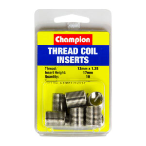 Champion M12 x 1.25 x 17mm Thread Insert Refills -10pk
