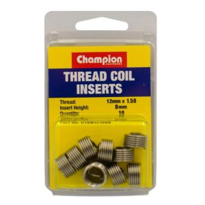 Champion Thread Insert Refills  M12 x 1.50 x 8mm -10pk