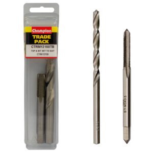 Champion Tap & Drill Bit Refills  M12 x 1.50mm -2pk