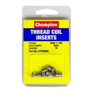 Champion M6 x 1.00 x 6mm Thread Insert Refills -10pk