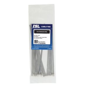 ISL 200 x 4.6mm 316 Stainless Cable Tie - 20pk