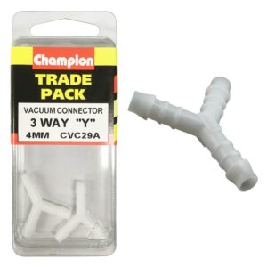 Champion Hose Fitting-Equal Y Piece 4mm - 2pk