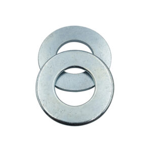 Champion 3/8in x 3/4in x 16G Flat Steel Washer - 200pk