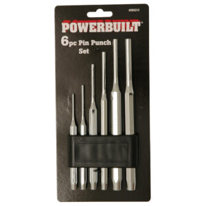 6pc Parallel Pin Punch Set