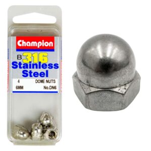 Champion 316/A4 M6 Dome Nut (C)