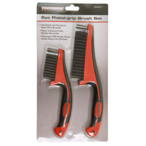 2pc Pistol-Grip Brush Set