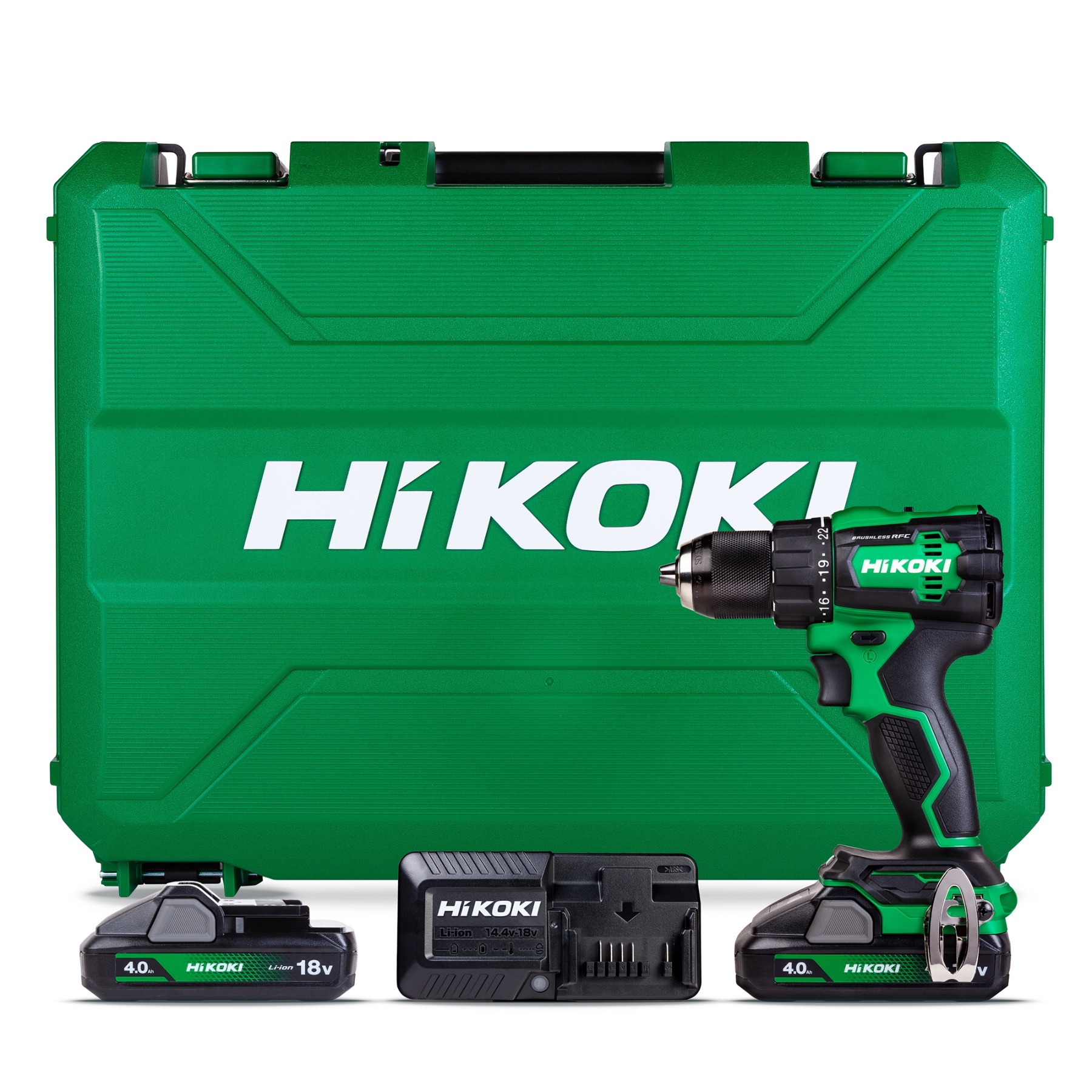 HiKOKI 18V Brushless 13mm 70Nm Impact Drill Kit