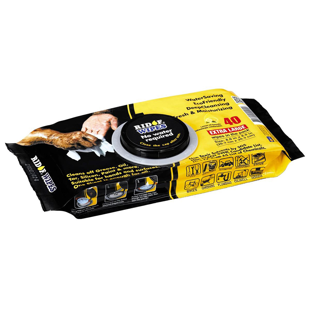 40pc Industrial Wipes Handy Pack