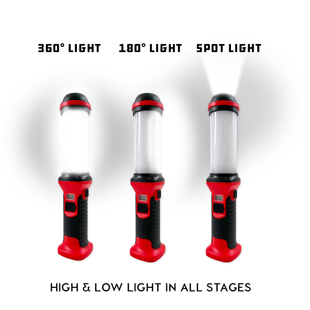 1000Lm LED Rechargeable Work light with Power Bank - Image 2