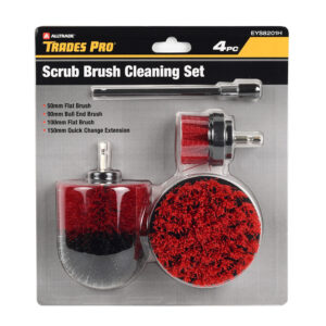 4pc Scrub Brush Cleaning Set