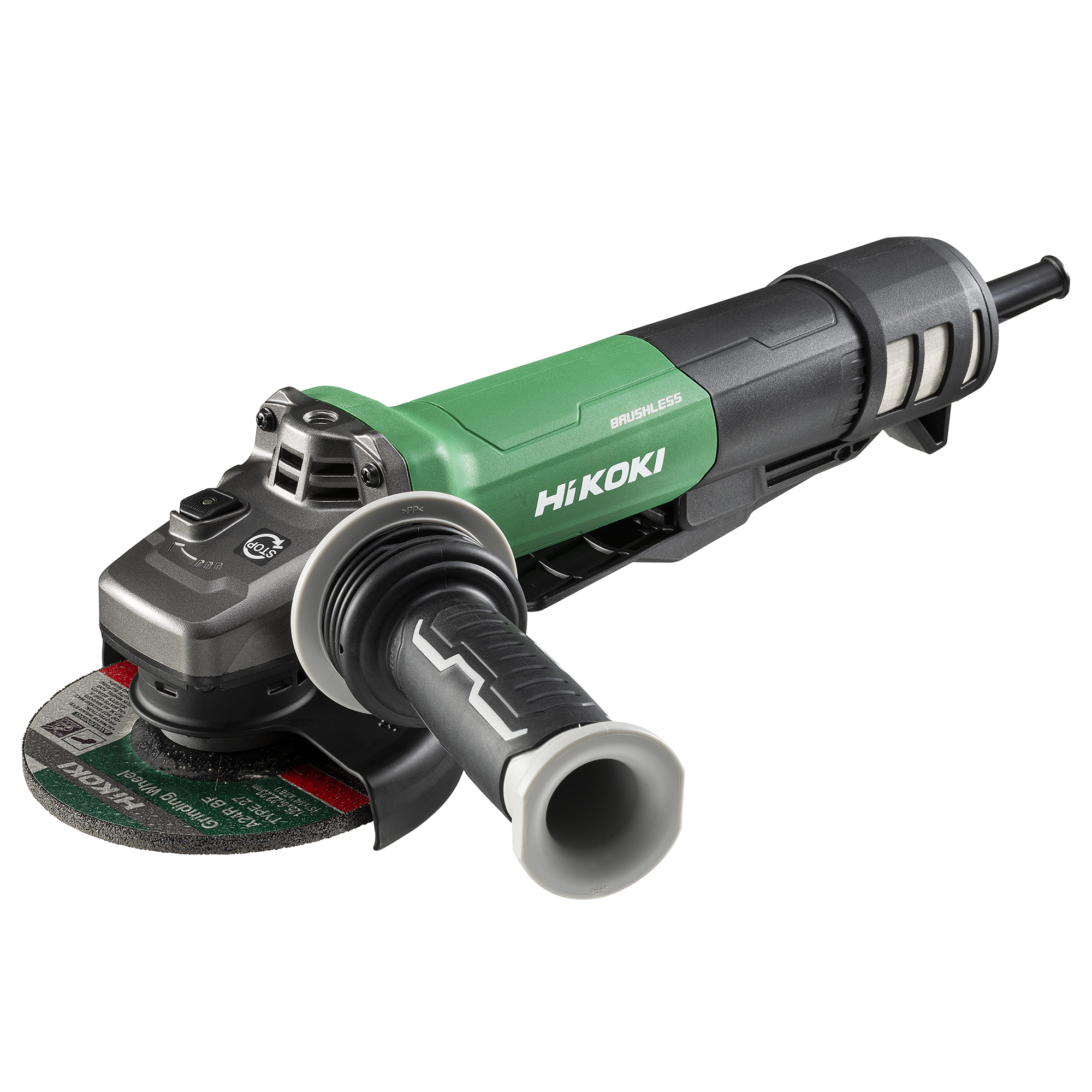 HiKOKI 1320W Brushless 125mm AC Grinder w/ Paddle Switch