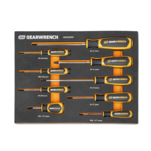 GEARWRENCH 9Pc Phillips Dual Material Screwdriver Set in EVA Tray