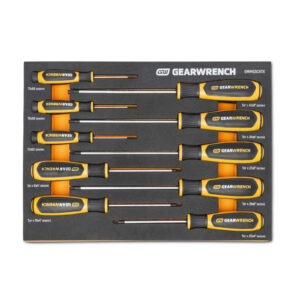 GEARWRENCH 10Pc Torx Dual Material Screwdriver Set in EVA Tray