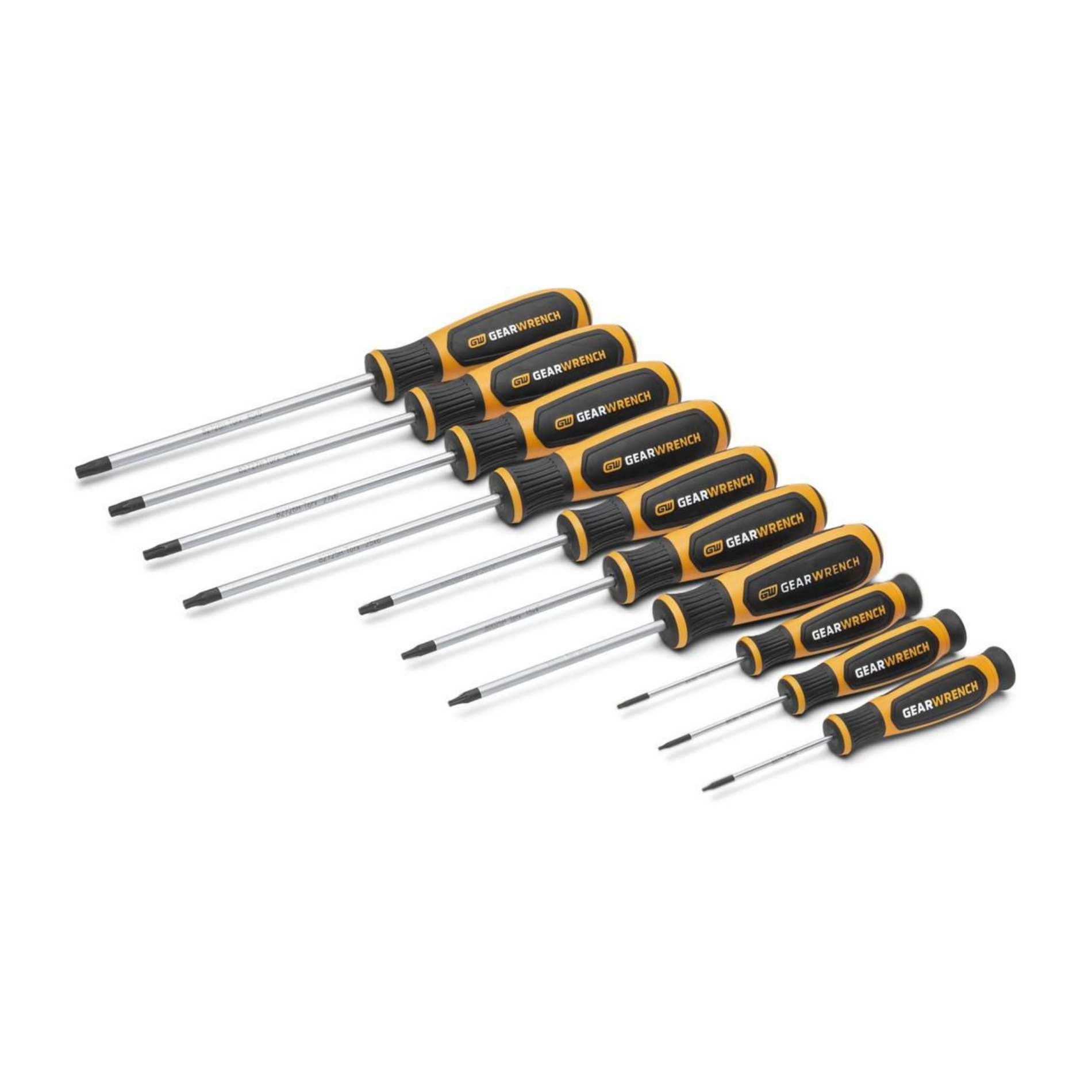 GEARWRENCH 10Pc Torx Dual Material Screwdriver Set in EVA Tray - Image 4