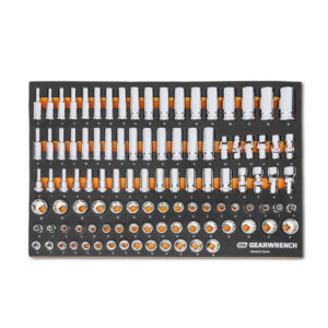 GEARWRENCH 104Pc 3/8in. Drive Master Metric Socket Set in EVA Tray