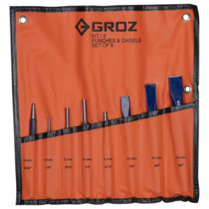 Groz 8pc Punch And Chisel Set