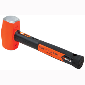 Groz HD Indestructible Handle Club Hammer 2.5lb/1.1kg