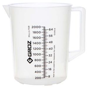 Groz Polypropylene Measuring Jug 2000ml