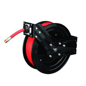 Groz Auto Retractable Air / Water Hose Reel 15M-3/8in BSPT