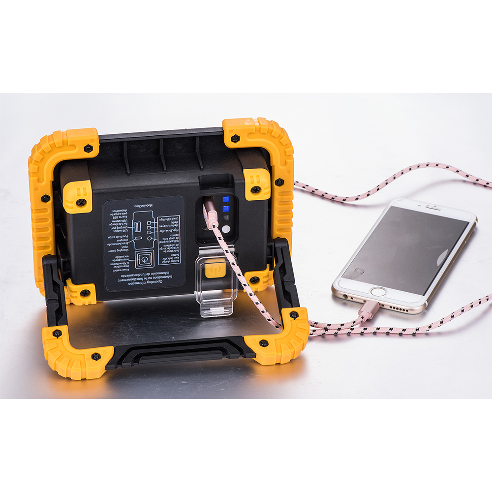 LED Rechargeable Work Light with Power Bank - Image 5